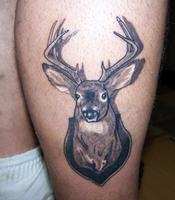 Tattoos eight point buck